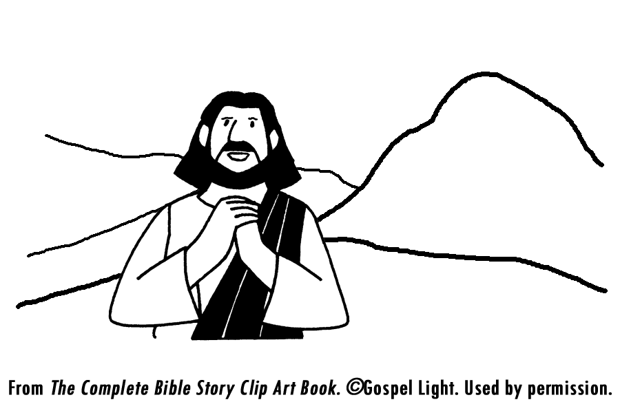clipart jesus in the wilderness - photo #4